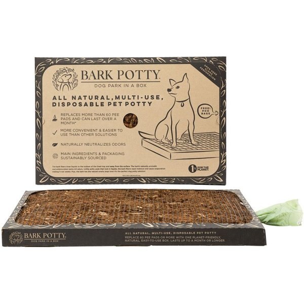 Bark Potty Natural Disposable Dog & Cat Potty Pad, Unscented