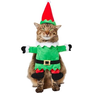 Frisco Front Walking Elf Dog & Cat Costume, X-Small