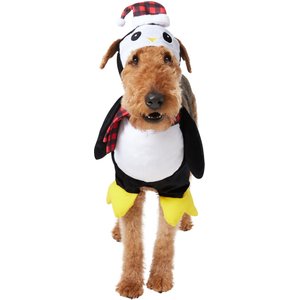 Frisco Front Walking Holiday Penguin Dog & Cat Costume, Medium