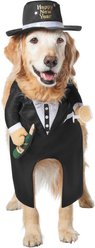 Frisco Front Walking New Years Tuxedo Dog & Cat Costume, XX-Large