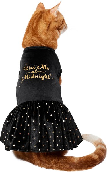 Frisco Kiss Me At Midnight Dog & Cat Dress, X-Small slide 1 of 8