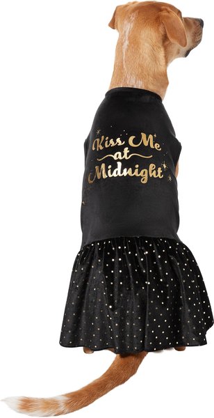 Frisco Kiss Me At Midnight Dog & Cat Dress, Large slide 1 of 7