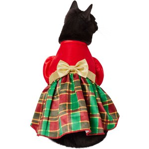 Frisco Red & Green Plaid Dog & Cat Dress, X-Small