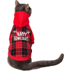 Frisco Happy Holidays Dog & Cat Hoodie, X-Small