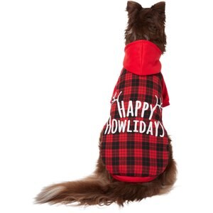 Frisco Happy Holidays Dog & Cat Hoodie, Medium