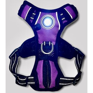 Headlight Harness LED Light Dog Harness, Purple, X-Small