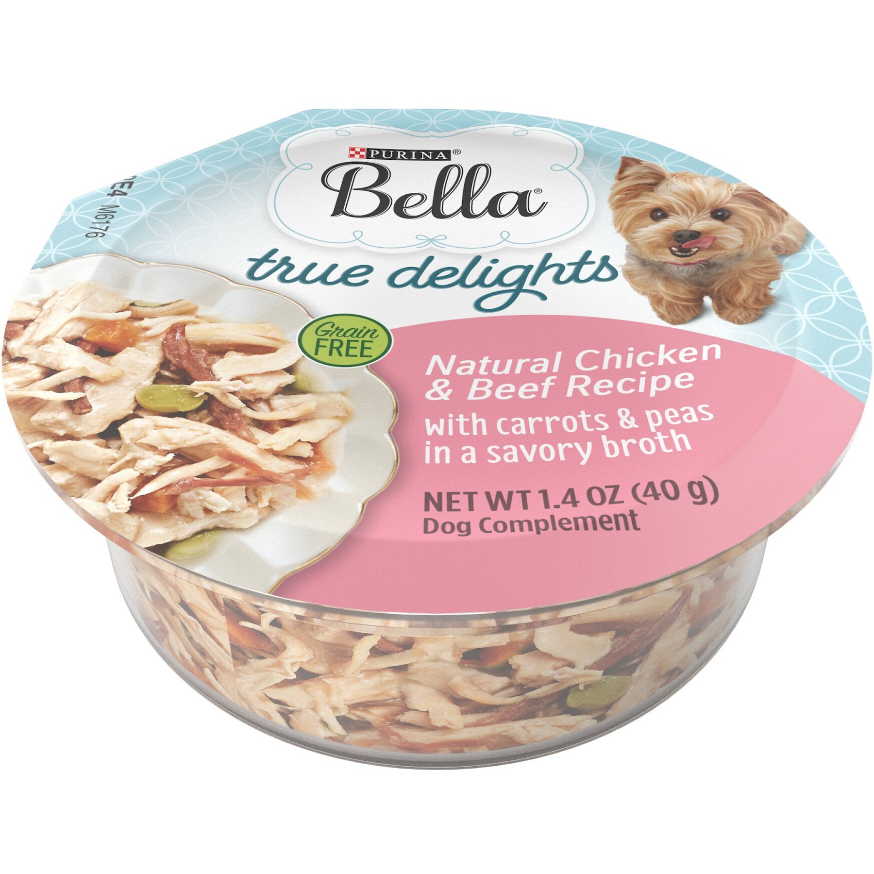 PURINA BELLA True Delights Grain Free Natural Chicken Beef