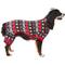 Show in main carousel: Frisco Santa Fair Isle Polar Fleece Dog & Cat PJs, Santa Plaid, Large slide 1 of 8