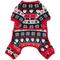 Show in main carousel: Frisco Santa Fair Isle Polar Fleece Dog & Cat PJs, Santa Plaid, Large slide 4 of 8