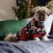 Show in main carousel: Frisco Santa Fair Isle Polar Fleece Dog & Cat PJs, Santa Plaid, Large slide 5 of 8