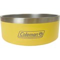 Coleman Stainless Steel Dog Bowl, 42-oz, Yellow