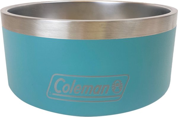 Coleman Stainless Steel Dog Bowl, 64-oz, Teal slide 1 of 1
