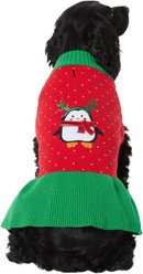 Frisco Penguin Dog & Cat Sweater Dress, Large