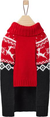 Show full view: Frisco Red & Black Reindeer Dog & Cat Sweater, Large slide 5 of 9
