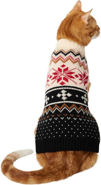 Frisco Fair Isle Snowflake Dog & Cat Sweater, X-Small slide 1 of 8