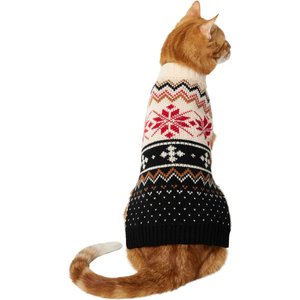 Frisco Fair Isle Snowflake Dog & Cat Sweater, Small