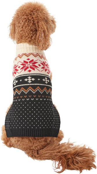 Frisco Fair Isle Snowflake Dog & Cat Sweater, Medium slide 1 of 7
