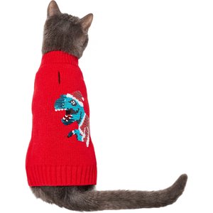 Frisco Dinosaur Dog & Cat Sweater, Small