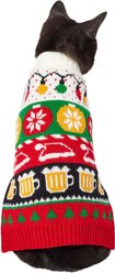 Frisco Striped Festive Dog & Cat Ugly Sweater, X-Small