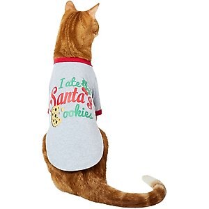 Frisco I Ate Santa's Cookies Dog & Cat T-Shirt, X-Small