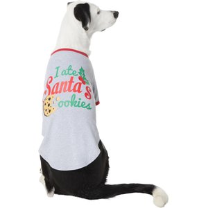 Frisco I Ate Santa's Cookies Dog & Cat T-Shirt, Large