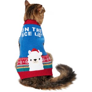 Frisco Festive LLama Dog & Cat Sweater, X-Small