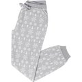 Frisco Gray Fair Isle Polar Fleece Unisex Adult Pajama Pants, Medium