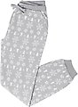Frisco Gray Fair Isle Polar Fleece Unisex Adult Pajama Pants, Large