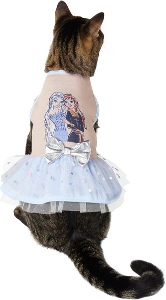 Disney Frozen's Anna & Elsa Dog & Cat Dress, X-Small slide 1 of 7