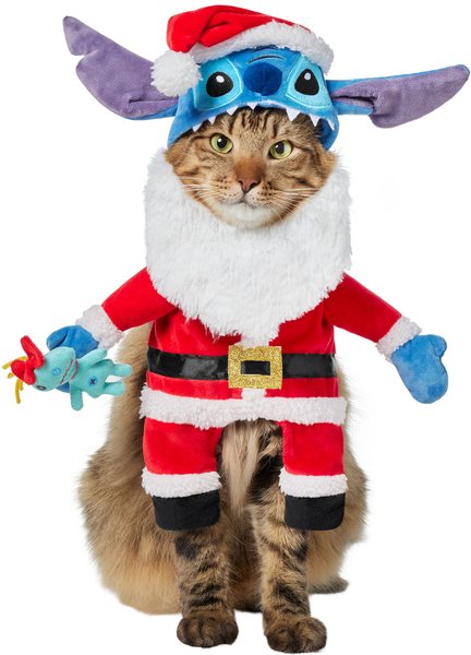 Disney Santa Stitch Walking Dog & Cat Costume, Small slide 1 of 9
