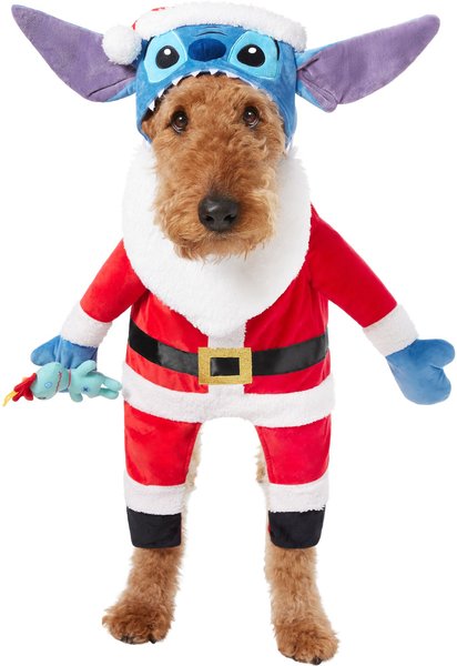 Disney Santa Stitch Walking Dog & Cat Costume, XXX-Large slide 1 of 8