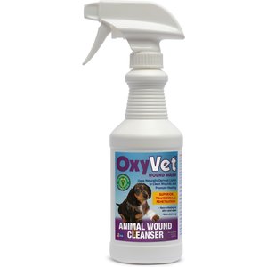 Alpha Tech Pet OXYVET Cat & Dog Wound Wash, 16-oz bottle