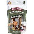 Beefeaters Peanut Butter Medium Knotdbone Rawhide Free Dog Treat, 2.32-oz bag, case of 12
