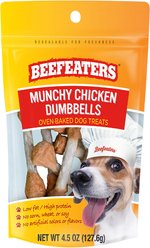 Beefeaters Munchy Chicken Dumbbells Jerky Dog Treat, 4.5-oz bag