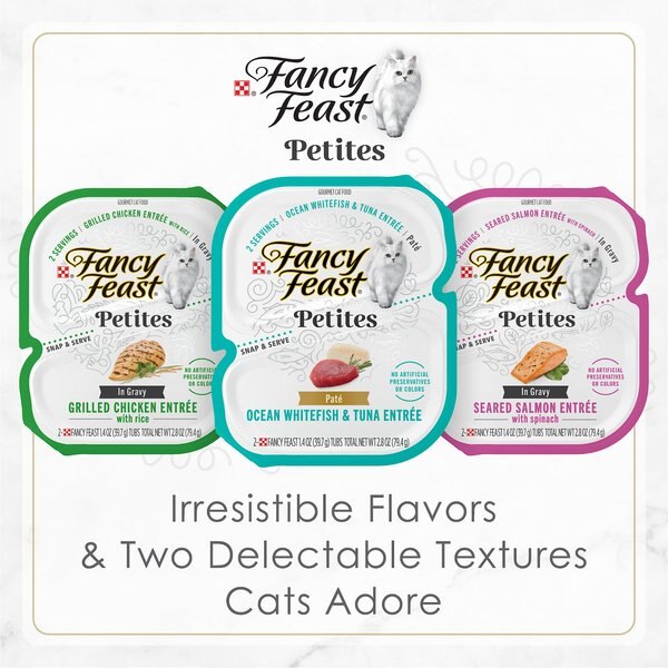 Fancy Feast Gourmet Pate Petites Tender Turkey Entree Wet Cat Food