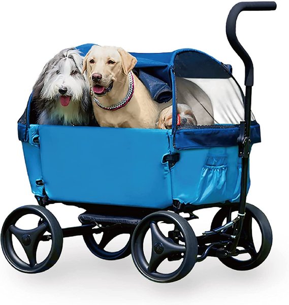 IBIYAYA Noah AllAround Beach Wagon Cat & Dog Stroller, Large, Pacific