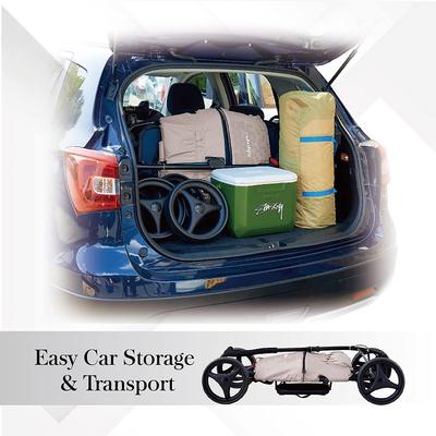 Show full view: Ibiyaya Noah All-Around Beach Wagon Cat & Dog Stroller, Large, Sand & Sea slide 5 of 7