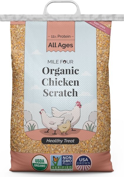 Mile Four Organic 11% Protein Scratch Chicken & Duck Treat