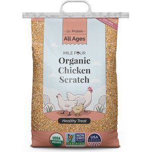 Mile Four Organic 11% Protein Scratch Chicken & Duck Treat, 23-lb bag