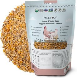 Mile Four Organic 16% Protein Whole Grain Layer Chicken & Duck Feed, 2-lb bag slide 2 of 9