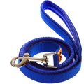 Canny Connect Dog Leash with Lockable Fixed Point Buckle, Blue, 0.5-in wide