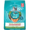 Purina ONE +Plus Indoor Advantage with Real Salmon Natural Adult Dry Cat Food, 7-lb bag