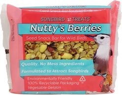 Songbird Treats Nutty's Berries Seed Bar Bird Treats, 8-oz cake, 12 count slide 2 of 4