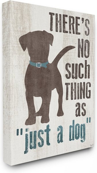 Stupell Industries Not Just a Dog Phrase Family Dog Wall Decor, Canvas, 30 x 1.5 x 40-in slide 1 of 6