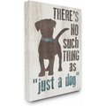 Stupell Industries Not Just a Dog Phrase Family Dog Wall Decor, Canvas, 30 x 1.5 x 40-in
