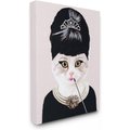 Stupell Industries Fashion Feline Jewelry & Makeup Cat Wall Decor, Canvas, 16 x 1.5 x 20-in