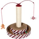 Frisco Holiday Gingerbread Interactive Cat Scratcher Cat Toy with Catnip