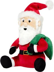 Frisco Holiday Santa Claus Plush Squeaky Dog Toy, Medium/Large