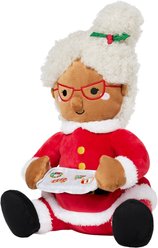 Frisco Holiday Mrs. Claus Plush Squeaky Dog Toy, Medium/Large