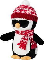 Frisco Holiday Penguin Plush Squeaky Dog Toy, Medium/Large